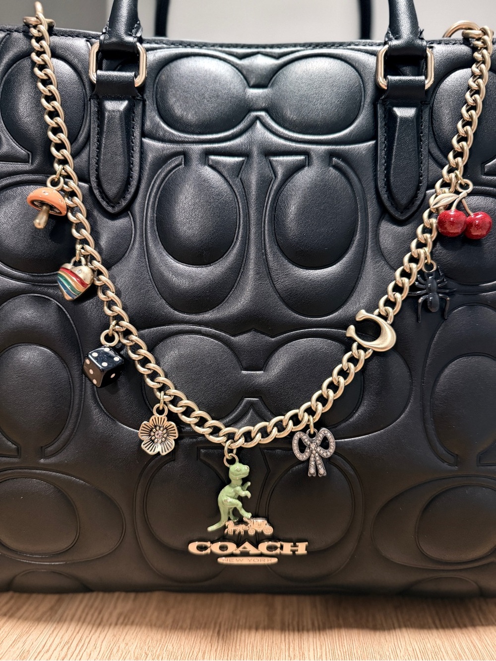 Coach Chain Strap With Charms - Picture 2 of 3